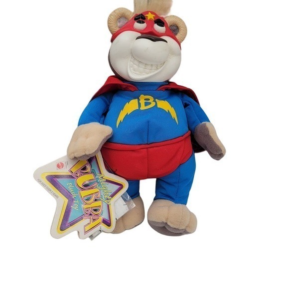 Vintage Mattel 90's Mighty Bubba Talking Plush Toy - Picture 1 of 10